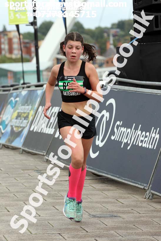 Simplyhealth Junior, 5k and Mini Great North Run. Photo: David T. Hewitson/Sports for All Pics